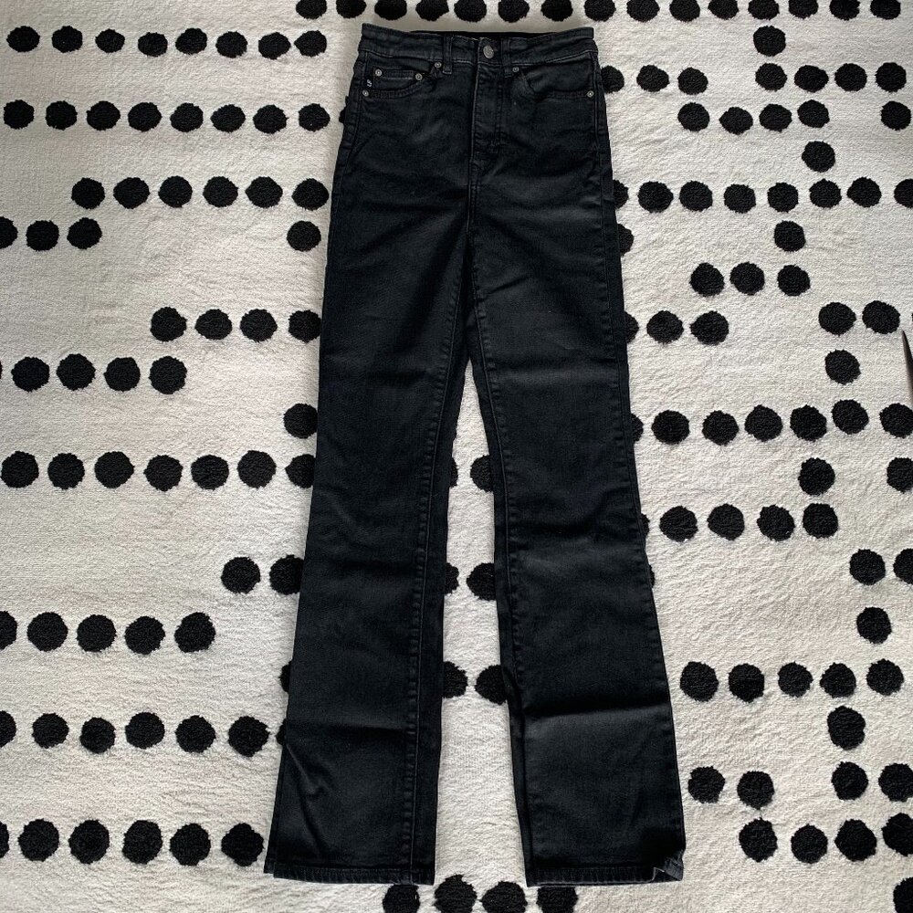 Lovers + Friends Greyson Slim Boot Jeans Womens 30 Shadow Hill Ultra High Rise